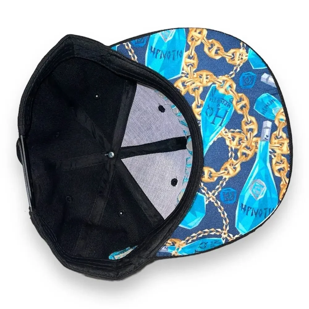 HPNOTIQ Adjustable Cap Hat Black Blue